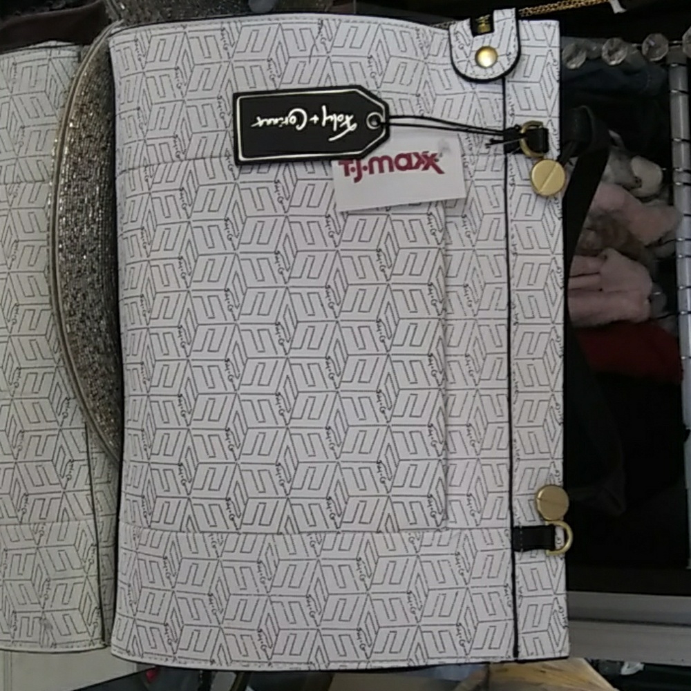 Black and white print bag